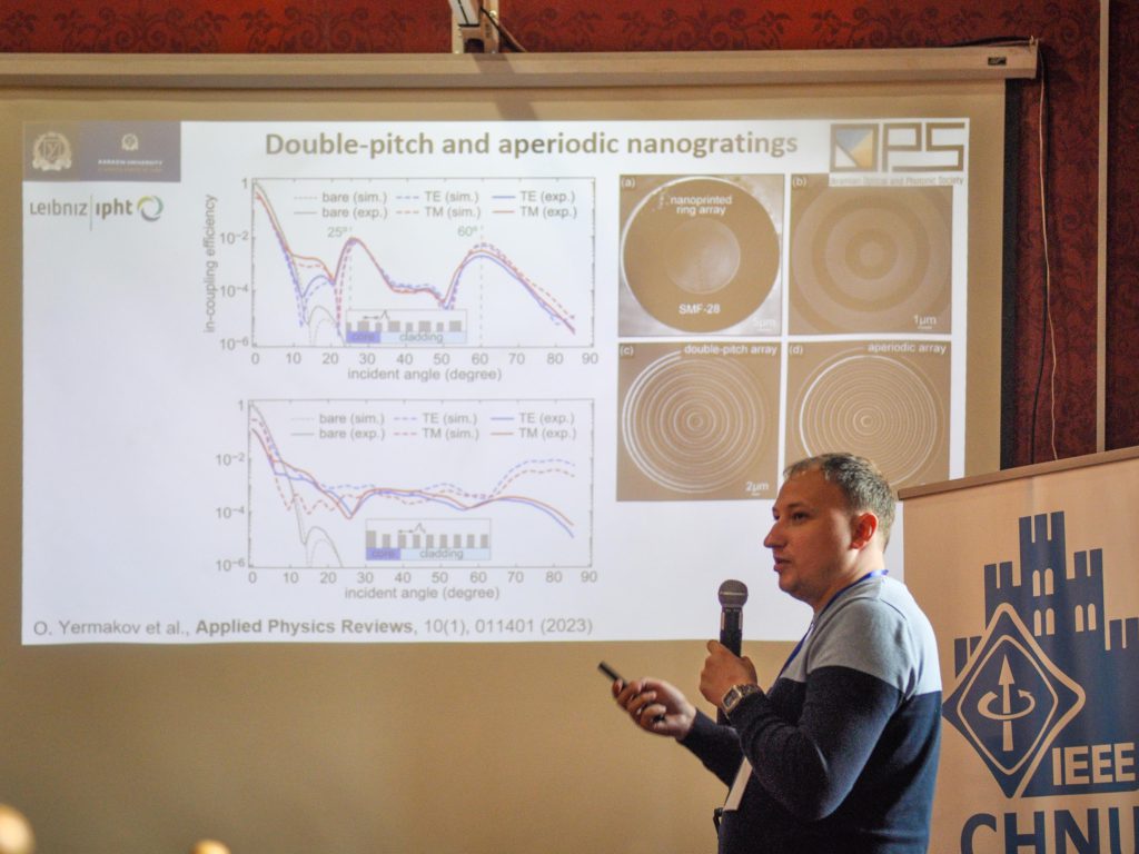 Oleg Yermakov delivering a lecture in Chernivtsi National University